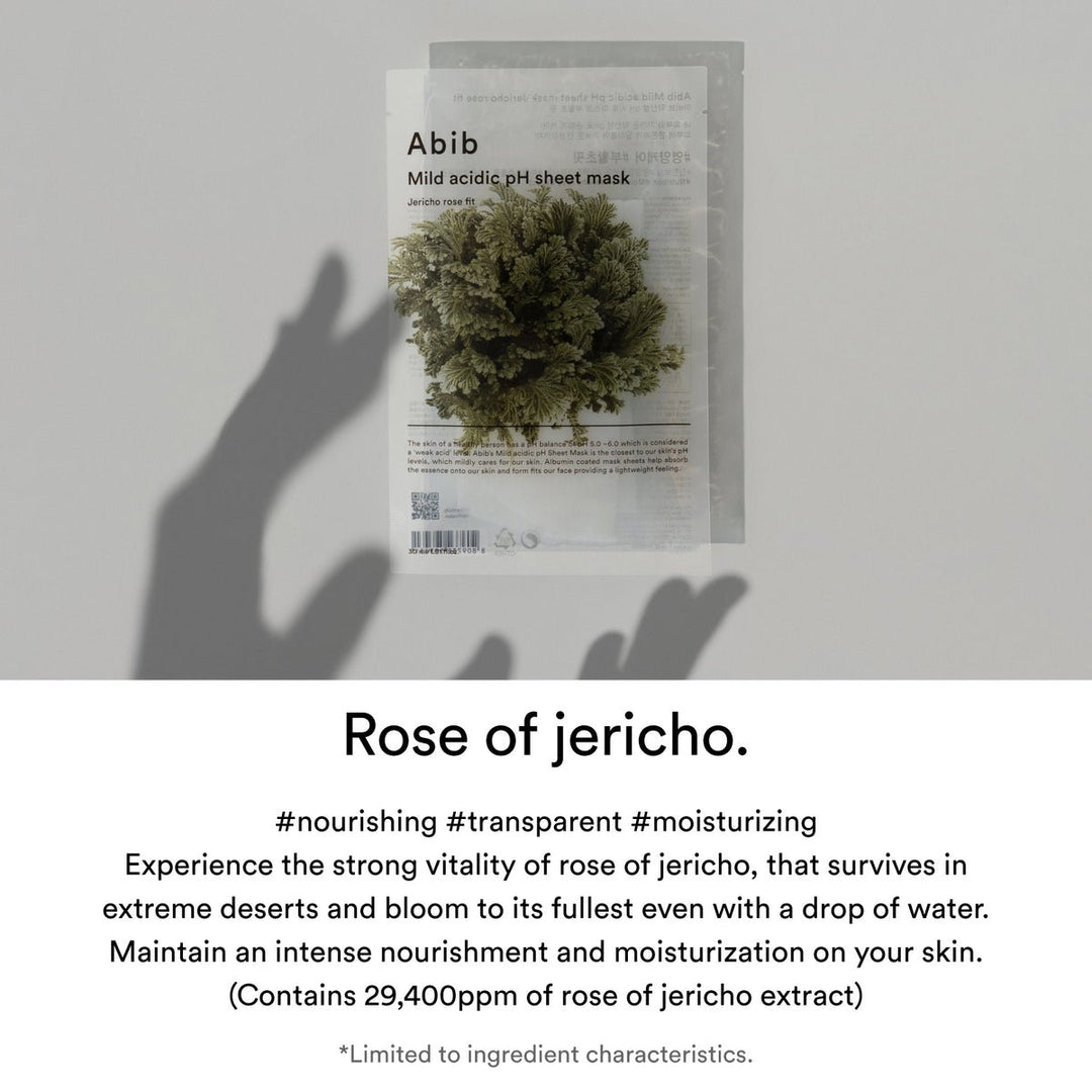ABIB Mild Acidic PH Sheet Mask Jericho Rose Fit 10pcs 3