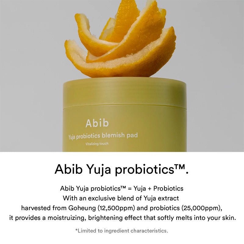 Abib Yuja Probiotics Blemish Pad Vitalizing Touch 140ml 60pads Mask 3