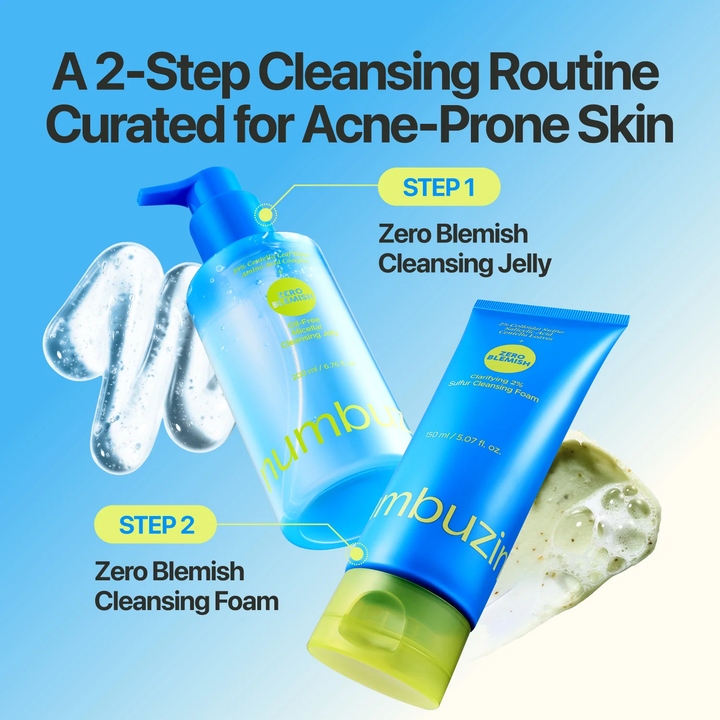 numbuzin Zero Blemish Oil-Free Micellar Cleansing Jelly 200ml SKIN CARE, Cleansers, Face Wash