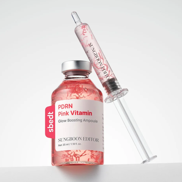 Sungboon Editor PDRN Pink Vitamin Glow Boosting Ampoule 40ml SKIN CARE, Treatments, Serum & Essence