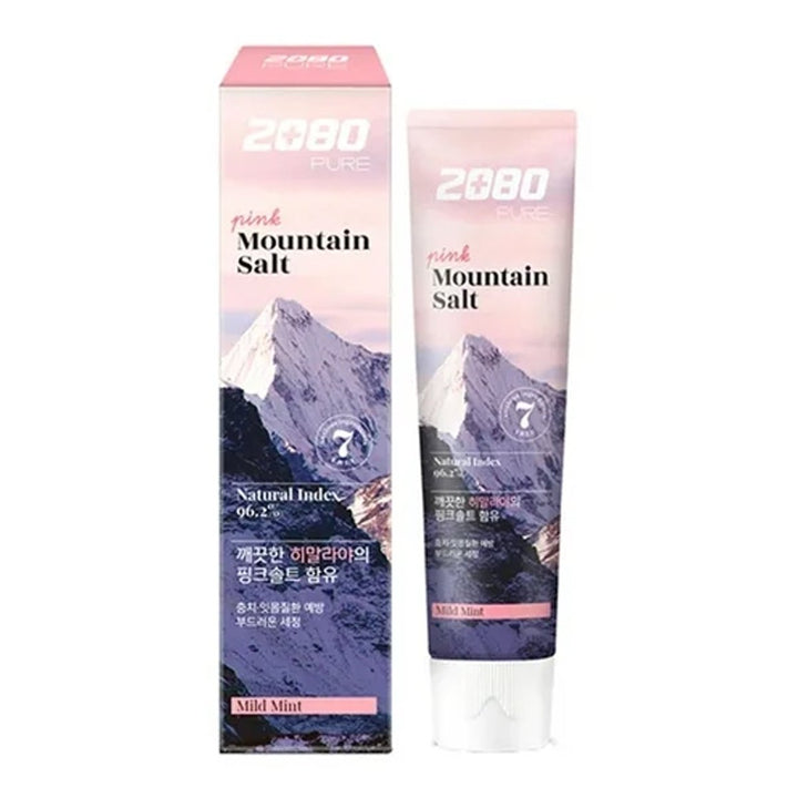 AEKYUNG 2080 Pure Pink Mountain Salt Toothpaste 120g - Mild Mint Health & Beauty oceanbuy.ca markham toronto free ship USA asian korean skincare