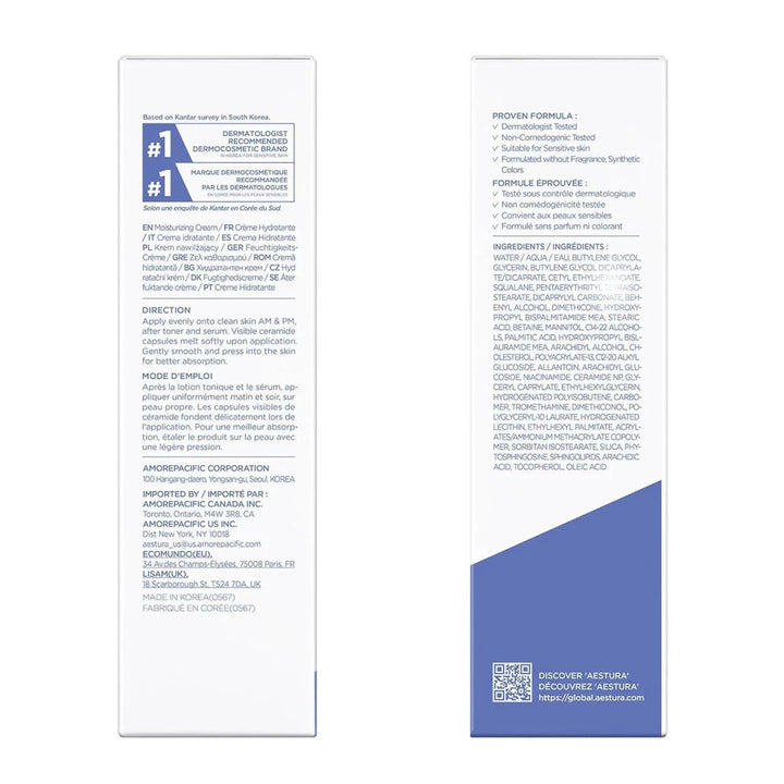AESTURA ATOBARRIER 365 Cream 30ml – High - Density Ceramide Moisture Barrier Cream Moisturizer 9