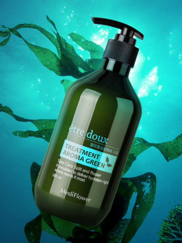 Medi Flower Etre doux Aroma Green Hair Treatment Nourishing 500ml