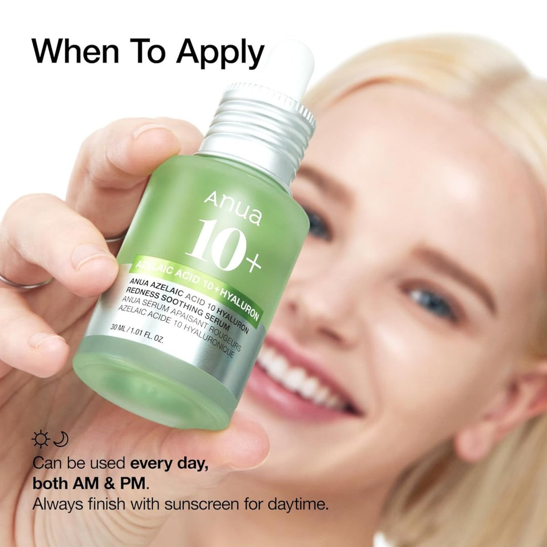 ANUA Azelaic Acid 10 Hyaluron Redness Soothing Serum 30ml Health & Beauty Kbeauty markham toronto free ship USA asian korean