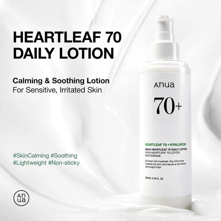 ANUA Heartleaf 70% Daily Lotion 200ml Moisturizer oceanbuy beauty markham toronto free ship USA asian korean skincare