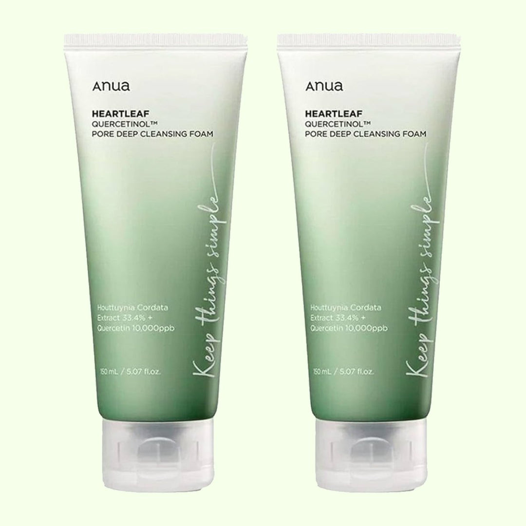 ANUA Heartleaf Quercetinol Pore Deep Cleansing Foam 150ml (2 Pack) Health & Beauty oceanbuy.ca markham toronto free ship USA asian korean skincare