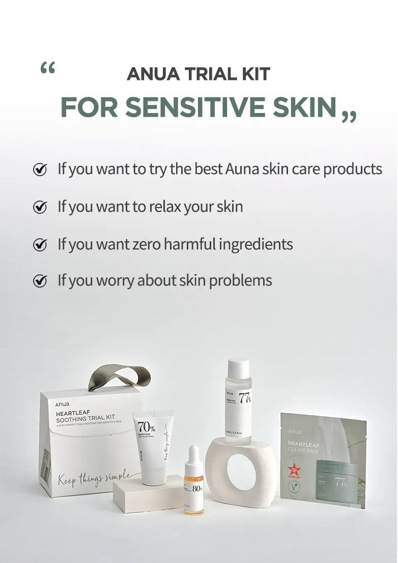 ANUA Heartleaf Soothing Trial Kit Health & Beauty oceanbuy.ca markham toronto free ship USA asian korean skincare