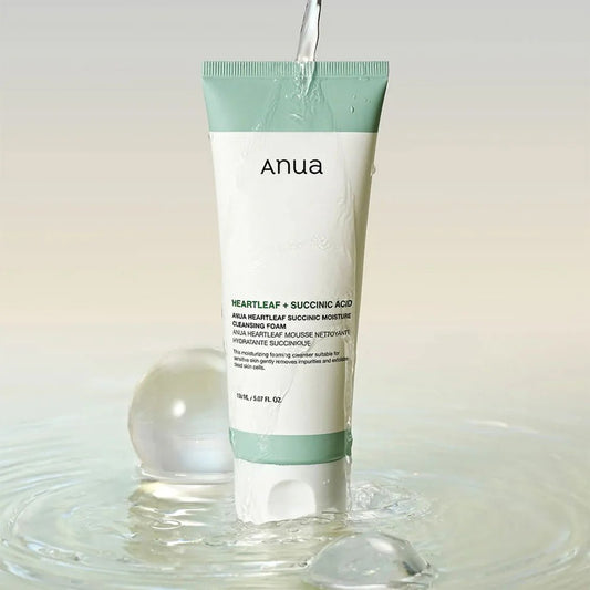 ANUA Heartleaf Succinic Moisture Cleansing Foam 150ml Health & Beauty Kbeauty markham toronto free ship USA asian korean