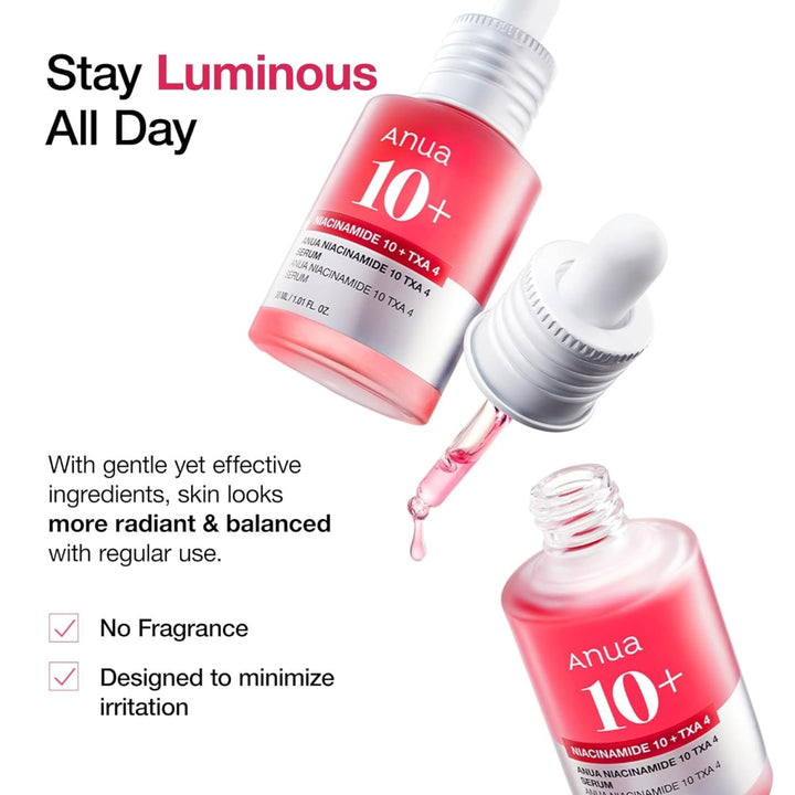 ANUA Niacinamide 10% + TXA 4% Serum 30ml (New and old versions shipped randomly) Health & Beauty Kbeauty markham toronto free ship USA asian korean