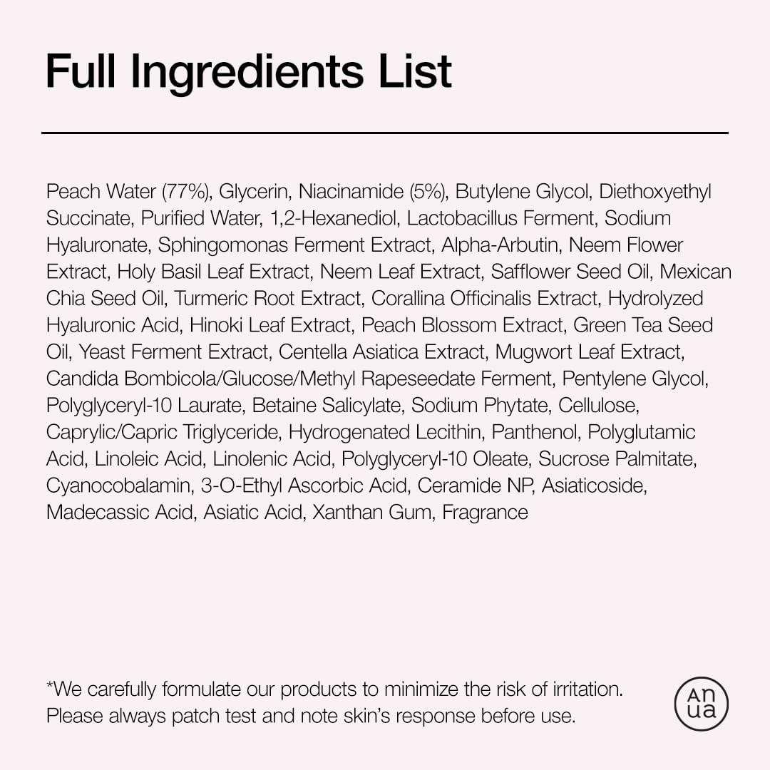 ANUA Peach 70% Niacinamide Serum 30ml Health & Beauty Kbeauty markham toronto free ship USA asian korean