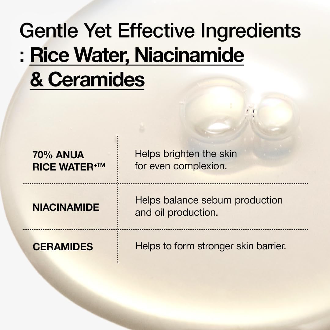 ANUA Rice 70 Glow Milky Toner 250ml Health & Beauty oceanbuy beauty markham toronto free ship USA asian korean skincare