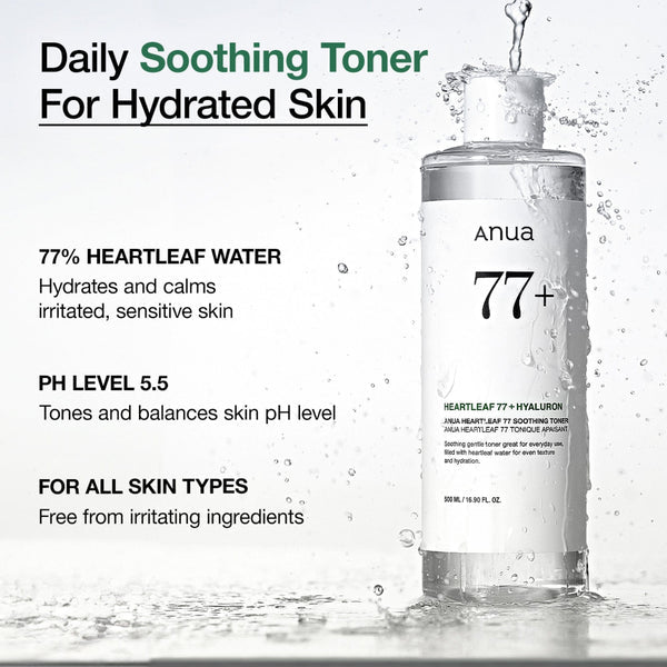 ANUA Heartleaf 77% Soothing Toner 250ml Health & Beauty 4