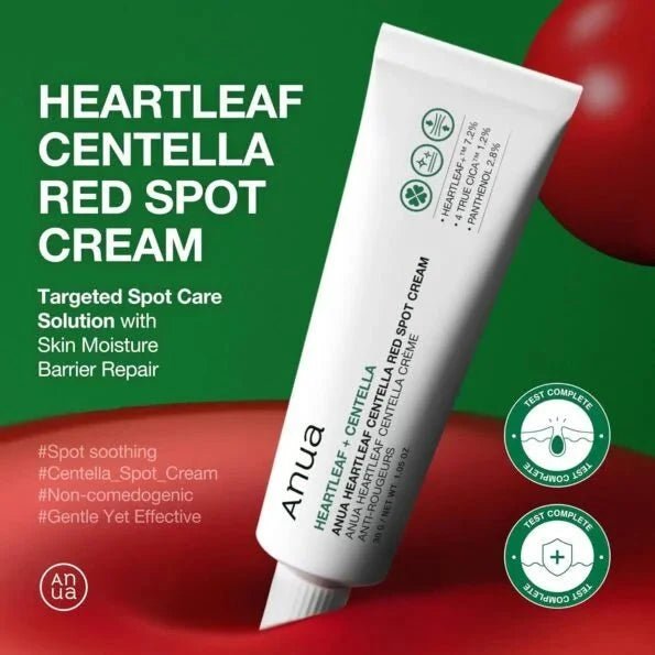 ANUA Heartleaf Centella Red Spot Cream Soothing 30g Spot Treatment 3