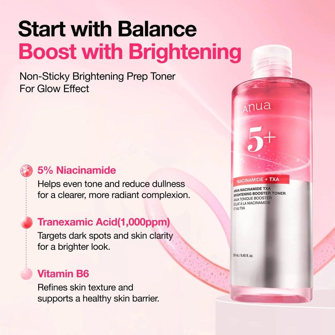 ANUA Niacinamide TXA Brightening Booster Toner 250ml Toner & Essence 4