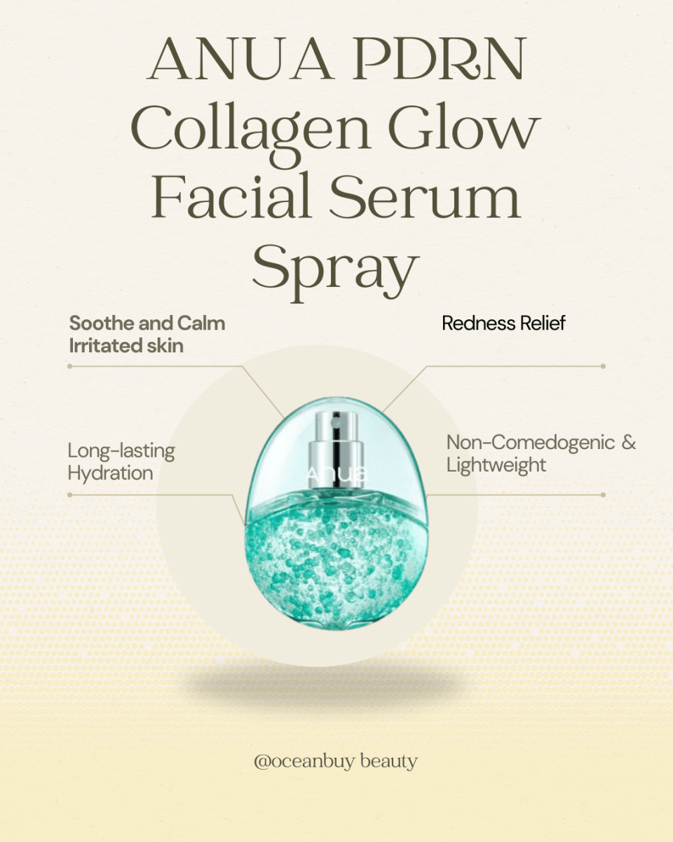 ANUA PDRN Collagen Glow Facial Serum Spray 30ML 2