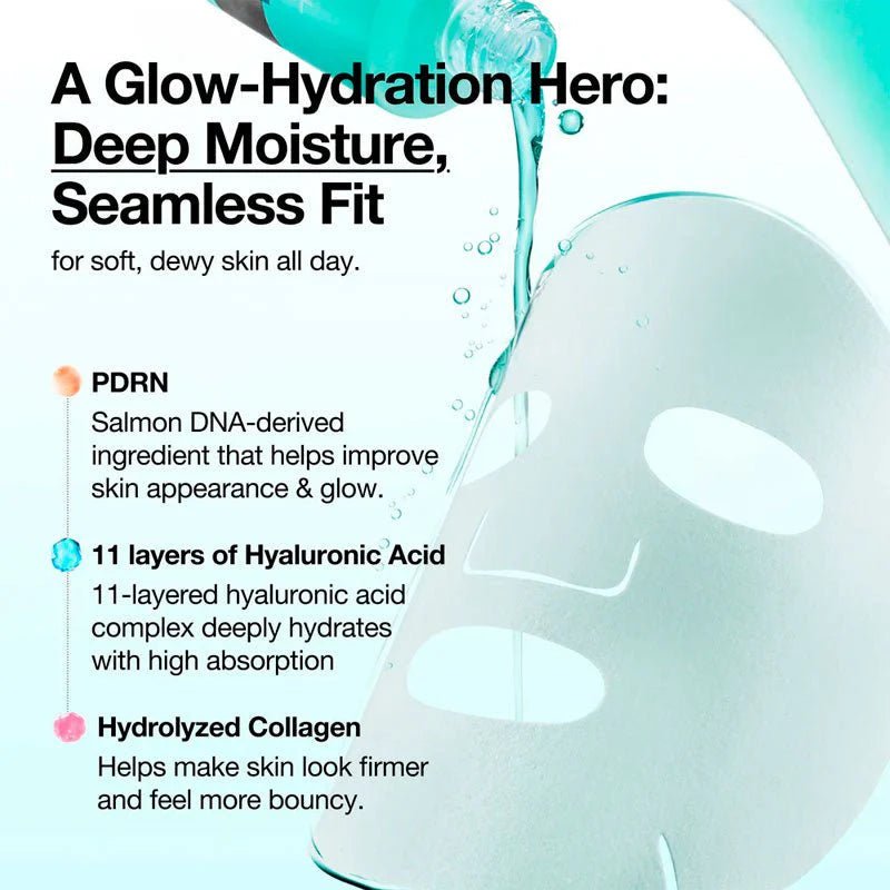 ANUA PDRN Hyaluronic Acid Capsule 100 Serum Mask 1Pcs Health & Beauty
