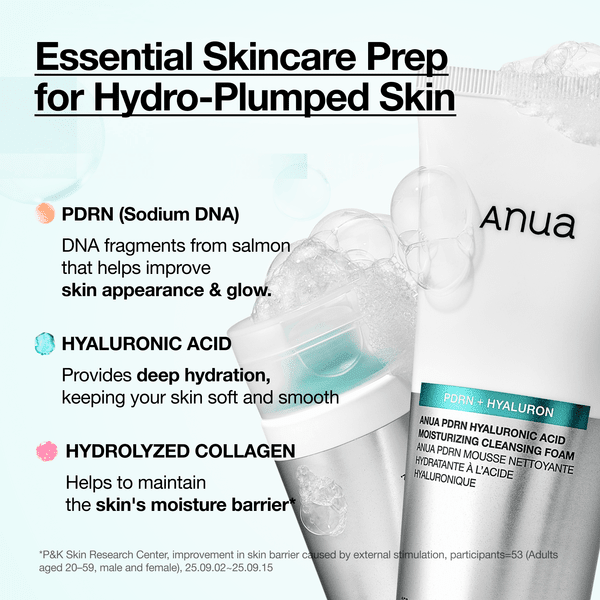 ANUA PDRN Hyaluronic Acid Moisturizing Cleansing Foam 150ml 5