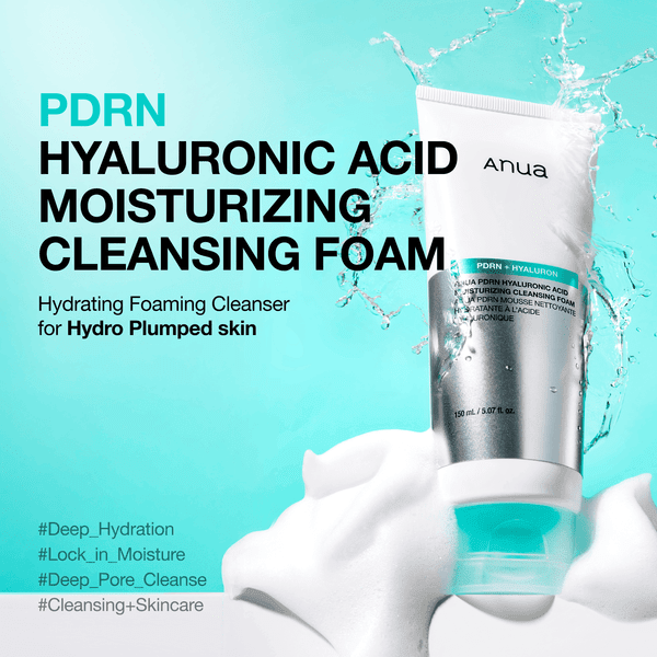 ANUA PDRN Hyaluronic Acid Moisturizing Cleansing Foam 150ml 2