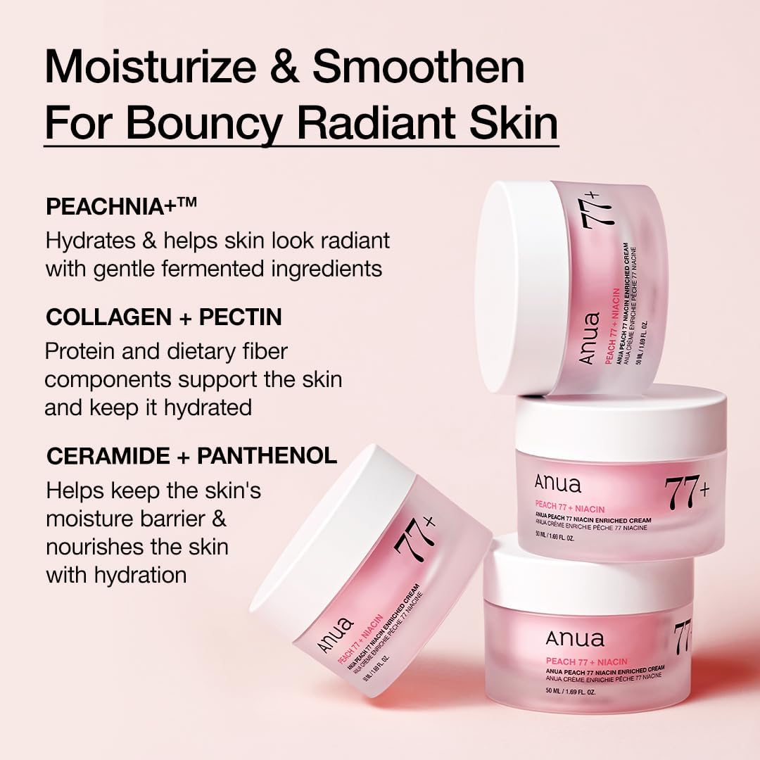 Anua Peach 77 Niacin Enriched Cream | Brightening and Hydrating