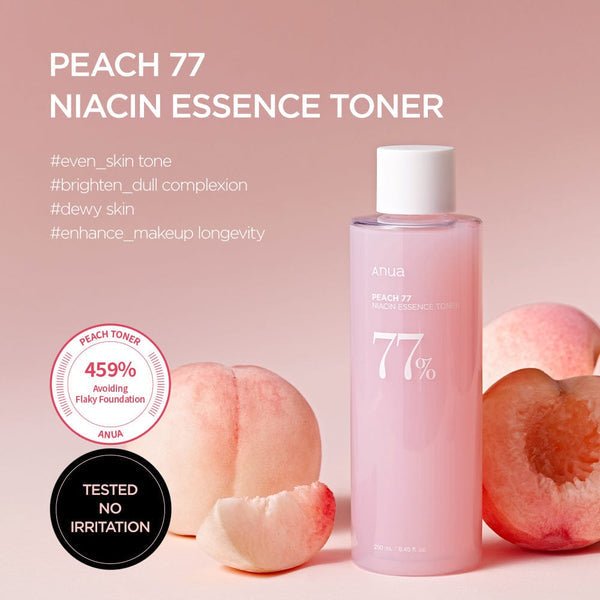 ANUA Peach 77 Niacin Essence Toner 250ml Health & Beauty 3