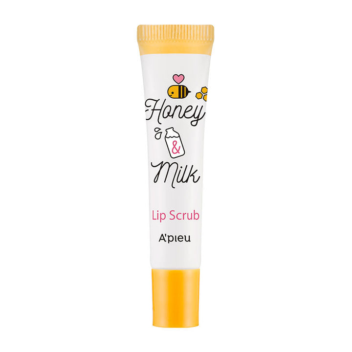 APIEU Honey Milk Lip Scrub Exfoliate Nourish 8ml