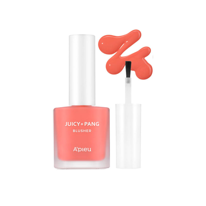 APIEU Juicy Pang Water Blusher Rose Water Infused Hydrating 9g MAKEUP, Face, Blush, APIEU Liquid Blush, Korean Hydrating Blush, Dewy Cheek Tint, Rose Water Makeup, Natural Flush, Radiant Base Makeup, Easy Blend Blush