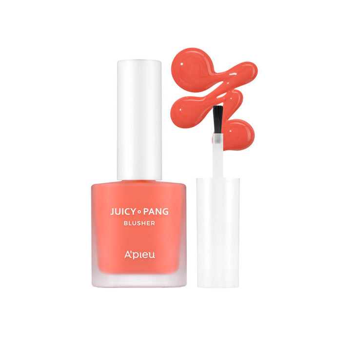 APIEU Juicy Pang Water Blusher Rose Water Infused Hydrating 9g MAKEUP, Face, Blush, APIEU Liquid Blush, Korean Hydrating Blush, Dewy Cheek Tint, Rose Water Makeup, Natural Flush, Radiant Base Makeup, Easy Blend Blush