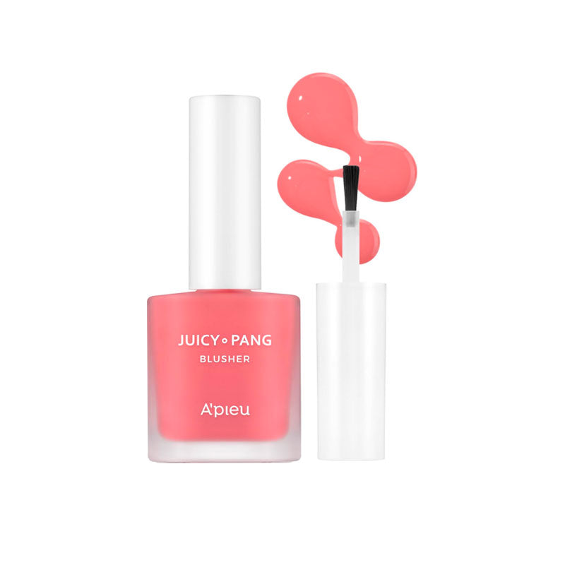 APIEU Juicy Pang Water Blusher Rose Water Infused Hydrating 9g MAKEUP, Face, Blush, APIEU Liquid Blush, Korean Hydrating Blush, Dewy Cheek Tint, Rose Water Makeup, Natural Flush, Radiant Base Makeup, Easy Blend Blush