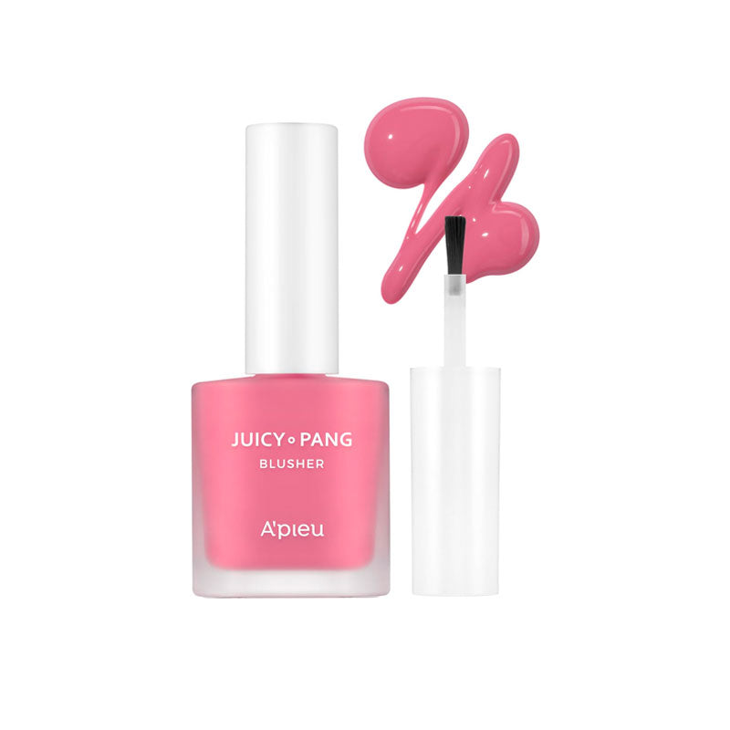 APIEU Juicy Pang Water Blusher Rose Water Infused Hydrating 9g MAKEUP, Face, Blush, APIEU Liquid Blush, Korean Hydrating Blush, Dewy Cheek Tint, Rose Water Makeup, Natural Flush, Radiant Base Makeup, Easy Blend Blush