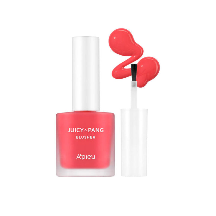 APIEU Juicy Pang Water Blusher Rose Water Infused Hydrating 9g MAKEUP, Face, Blush, APIEU Liquid Blush, Korean Hydrating Blush, Dewy Cheek Tint, Rose Water Makeup, Natural Flush, Radiant Base Makeup, Easy Blend Blush