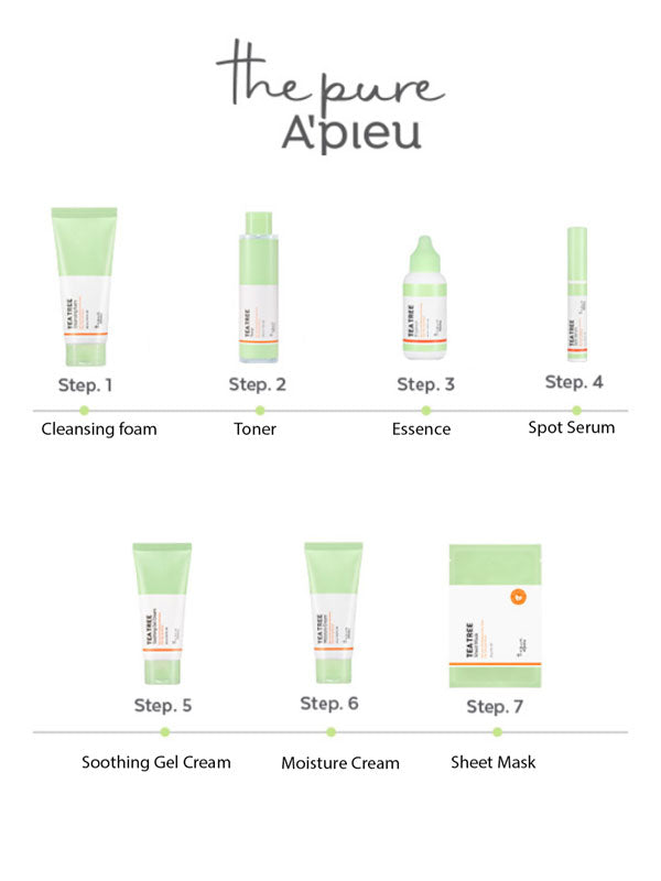 APIEU The Pure Tea Tree Mask Tea Tree Extract 23g