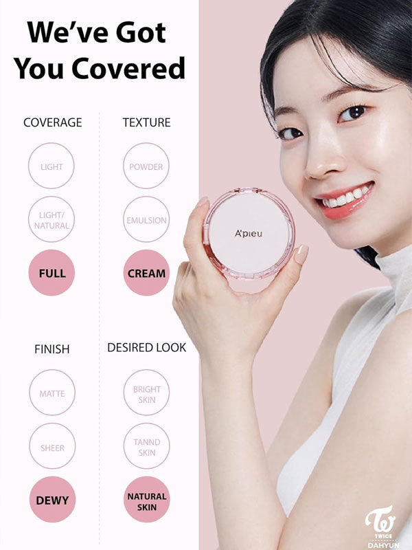 APIEU Waterlock Cushion Hydrating Smooth Foundation 15g MAKEUP, Face, BB Cream & Cushion, K-beauty Cushion Foundation, Hydrating Foundation, Niacinamide Makeup, Dewy Finish, Korean Base Makeup, Hyaluronic Acid Makeup, Radiant Complexion