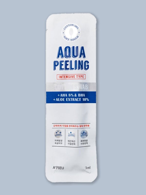 APIEU Aqua Peeling Cotton Swab Gentle Exfoliation with AHA BHA 3ml Accessories 1