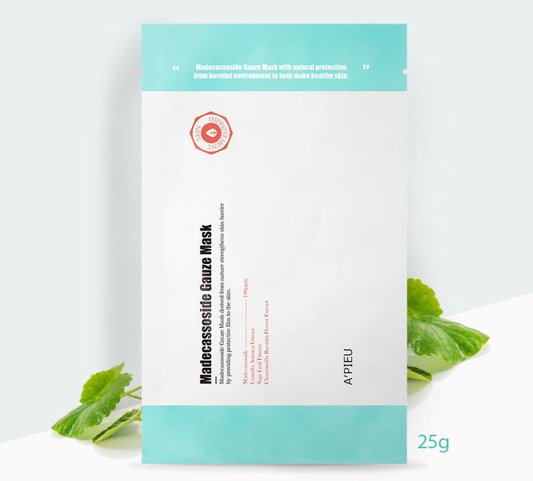 APIEU Madecassoside Gauze Mask - Soothing Skin Barrier 25g Mask 2