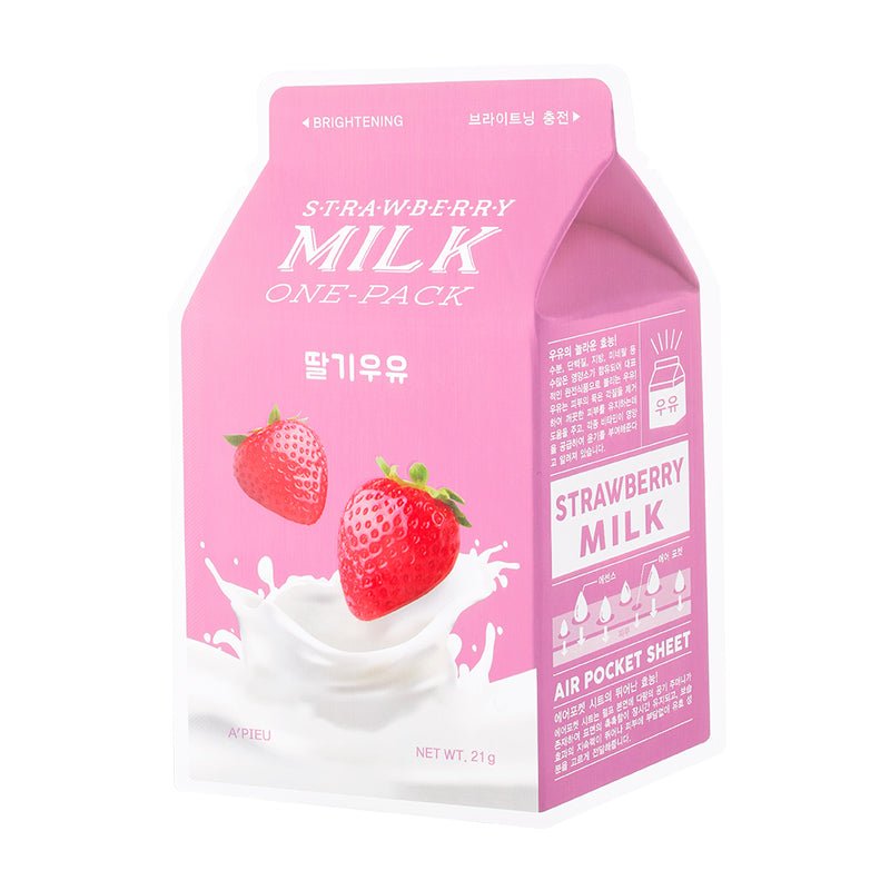 APIEU Milk One Pack Strawberry Brightening 21g Mask 2