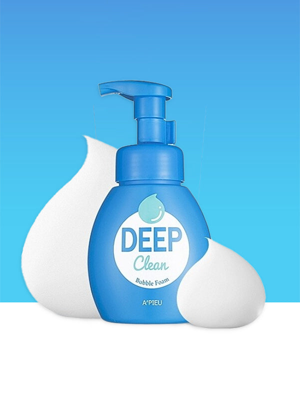 APIEU Deep Clean Bubble Foam Purifying Cleanser 200ml K-Beauty Cleanser, Korean Foam Cleanser, Bubble Foam Wash, Deep Pore Cleanse, Hydrating Facial Cleanser, Baking Soda Skincare, Gentle Daily Cleanser