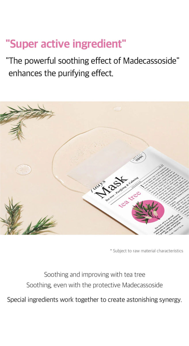 ARIUL 7 days Mask 7Pcs - Tea Tree M Health & Beauty oceanbuy beauty markham toronto free ship USA asian korean skincare