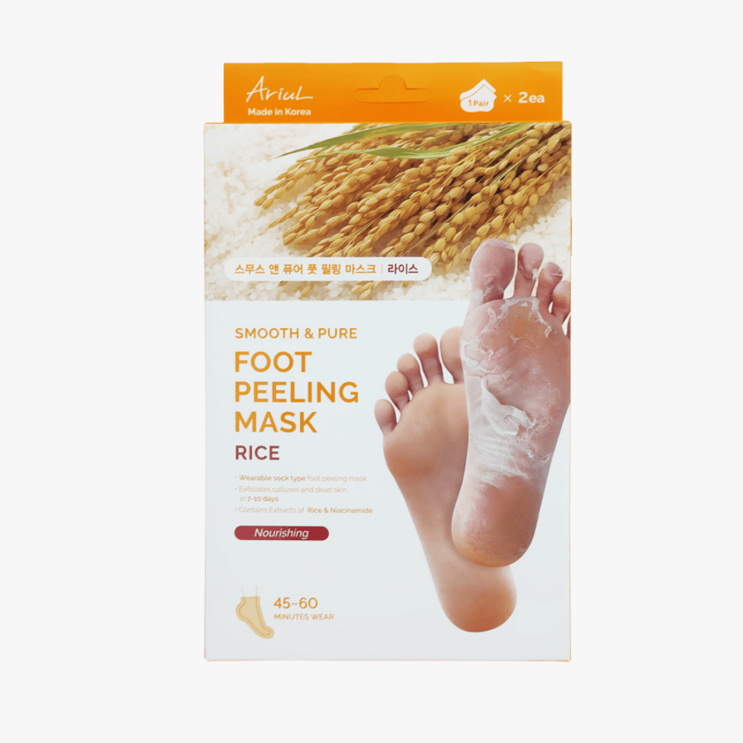 ARIUL Smooth & Pure Foot Peeling Mask Brightening 2 Pairs Foot Care 1