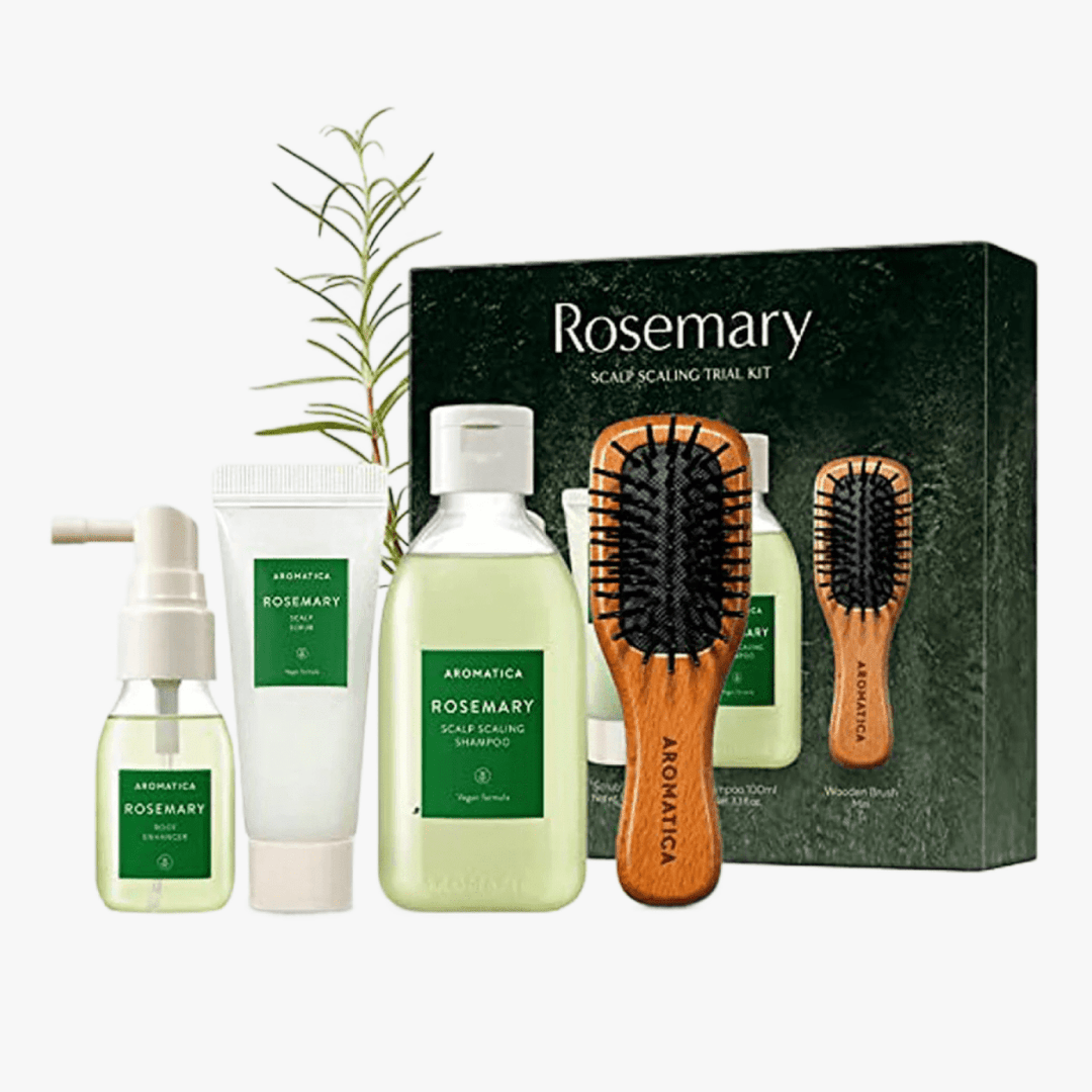AROMATICA Rosemary Scalp Scaling Set 4 items Shampoo & Conditioner Sets 1