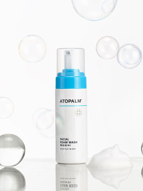 Atopalm Facial Foam Wash Sensitive Skin Cleanser 150ml K-beauty Cleanser, Sensitive Skin Wash, Atopalm MLE Technology, Ceramide Skincare, Hyaluronic Acid Cleanser, Hydrating Facial Foam, Skin Barrier Support