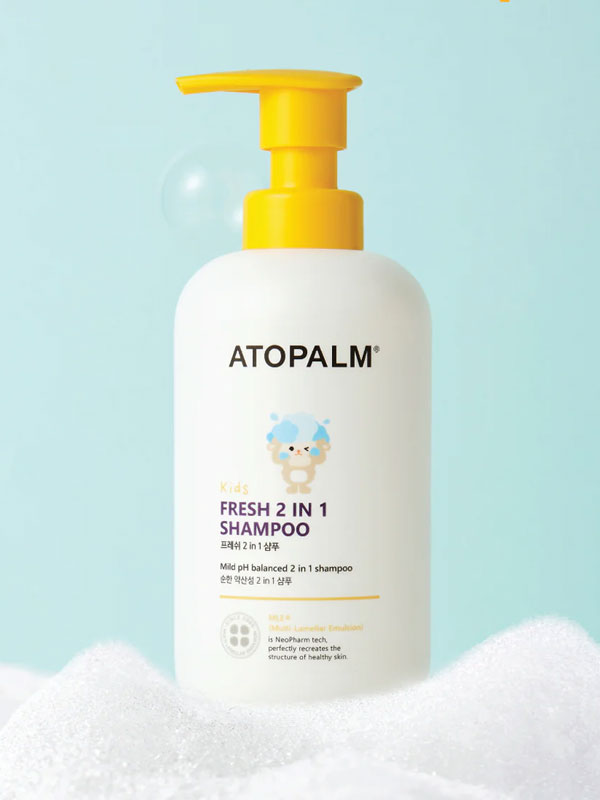 Atopalm Fresh 2 in 1 Shampoo for Kids - Gentle Cleansing 460ml HAIR CARE, Shampoo & Conditioner, Shampoo, Atopalm Kids Shampoo, Gentle Hair Cleanser, Korean Hair Care, Argan Oil Biotin, Children's Scalp Health, Tangle-Free Hair, Hydrating Kids Shampoo