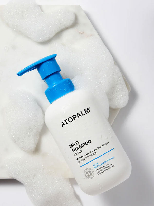 Atopalm Mild Shampoo Hydrating Soothing Sensitive Scalp 300ml HAIR CARE, Shampoo & Conditioner, Shampoo, k-beauty shampoo, hydrating shampoo, sensitive scalp, hair hydration, scalp care, coconut oil hair, biotin hair