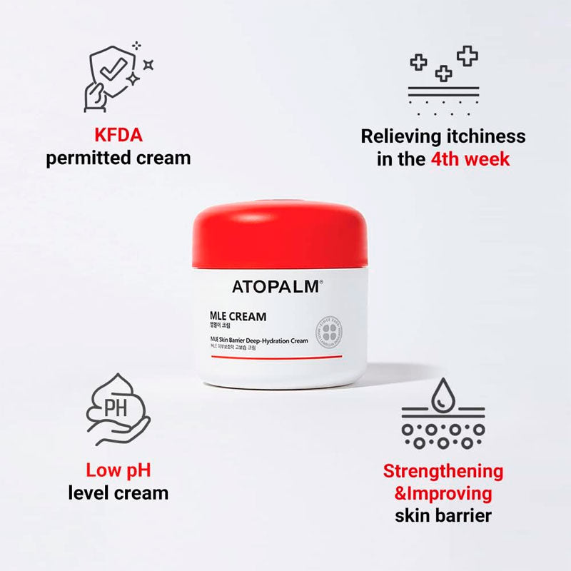 Atopalm MLE Cream MLE Skin Barrier Fortifying 65ml LIFESTYLE, Food, Coffee & Drinks, K-beauty Cream, Skin Barrier Support, Hydrating Moisturizer, Ceramide Cream, Sensitive Skin Relief, Multi-Lamellar Emulsion, Atopalm Skincare