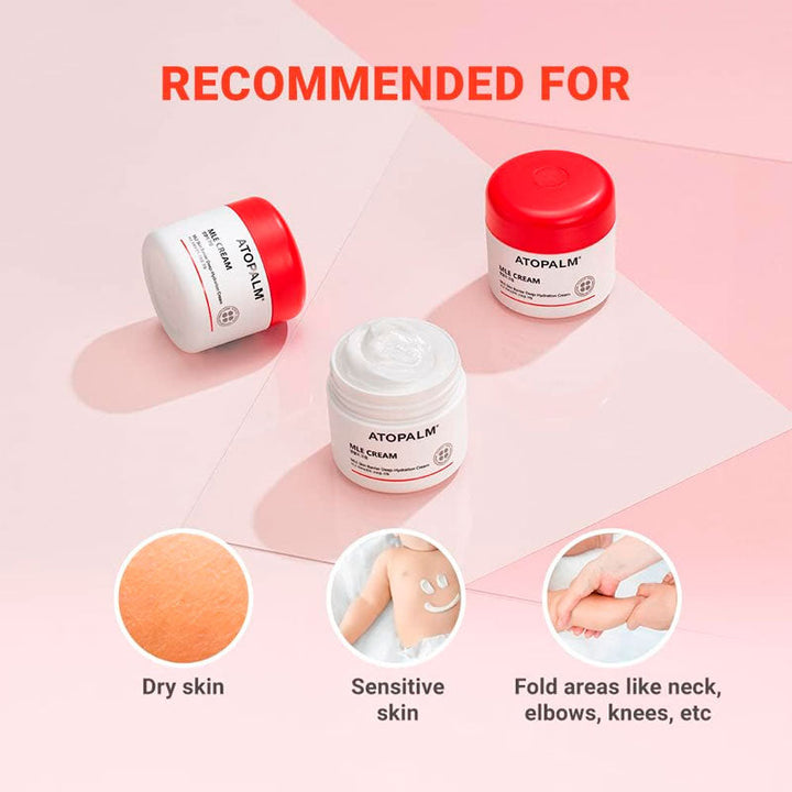 Atopalm MLE Cream MLE Skin Barrier Fortifying 65ml LIFESTYLE, Food, Coffee & Drinks, K-beauty Cream, Skin Barrier Support, Hydrating Moisturizer, Ceramide Cream, Sensitive Skin Relief, Multi-Lamellar Emulsion, Atopalm Skincare