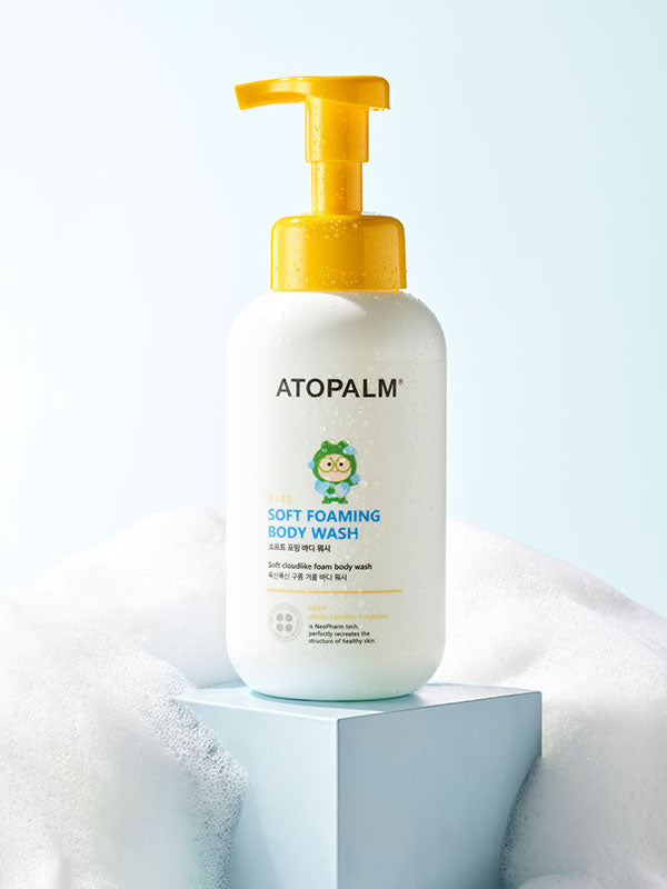 Atopalm Soft Foaming Body Wash Kids Gentle Cleanser 460ml BODY CARE, Bath & Shower, Body Wash, Atopalm Kids Body Wash, Sensitive Skin Cleanser, Korean Skincare, Gentle Body Wash, Skin Barrier Support, Hydrating Cleanser, Coconut Cleanser