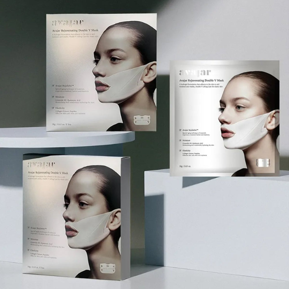avajar Rejuvenating Double V Mask Ceramide NP Collagen Extract 18g x 5ea Sheet Mask 2