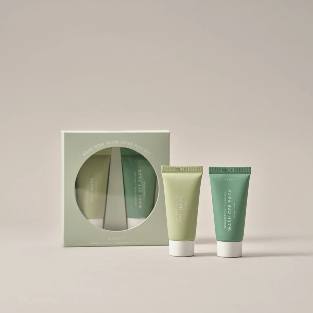 AXIS - Y Mask Now Glow Later Duo Set Wash - Off Mask 1