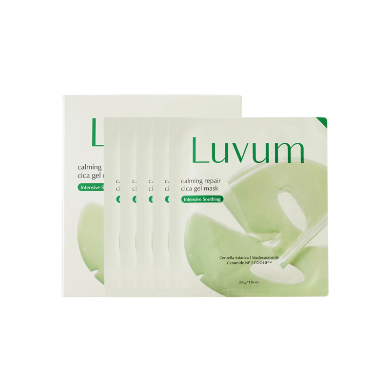 LUVUM Calming Repair Cica Gel Mask 33g SKIN CARE, Toners