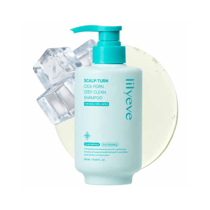Lilyeve Scalp:Turn Cica PDRN Deep Clean Shampoo 500ml HAIR CARE, Shampoo & Conditioner, Shampoo