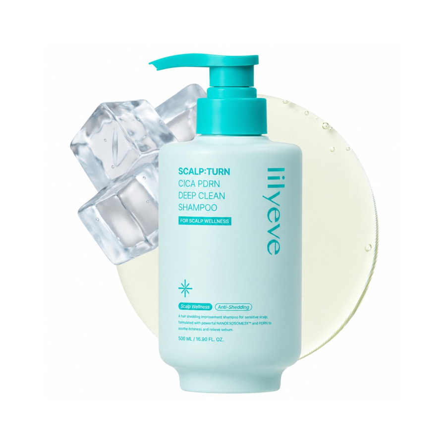 Lilyeve Scalp:Turn Cica PDRN Deep Clean Shampoo 500ml HAIR CARE, Shampoo & Conditioner, Shampoo